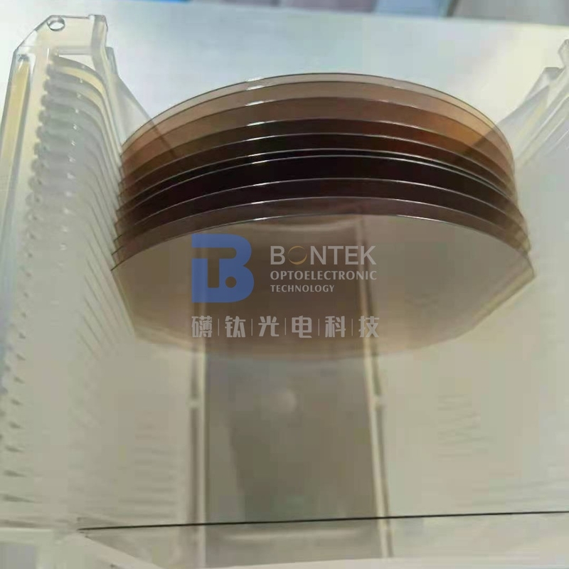 4 '' Lithium Tantalate Wafer cho Bộ lọc băng thông rộng tần số cao Bộ chuyển đổi áp điện