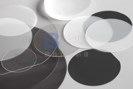 3 inch không hạt đơn pha lê thạch anh Wafer AT-Cut điều khiển tần số Piezo Wafer