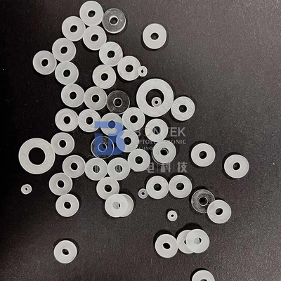 Vòng thạch anh pha lê cắt X-cut Y-cut Tiêu chuẩn IEEE Đôi mặt được gắn cho cảm biến áp suất